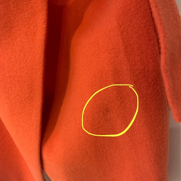 Kate Spade Saturday Wool Blend Orange Wrap Skirt - Picture 5 of 6